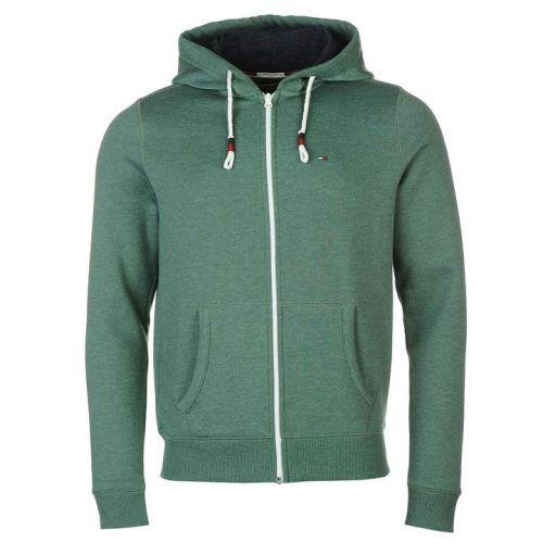 Colorful Clothing Logo - Colorful Men Hilfiger Denim Teal Hoodie Clothing Basic Logo Zipped ...