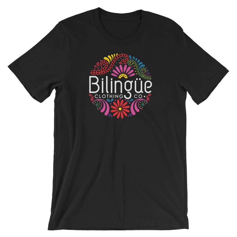 Colorful Clothing Logo - Bilingue Colorful Logo Womens Loose Fit T-Shirt - Bilingüe Clothing Co