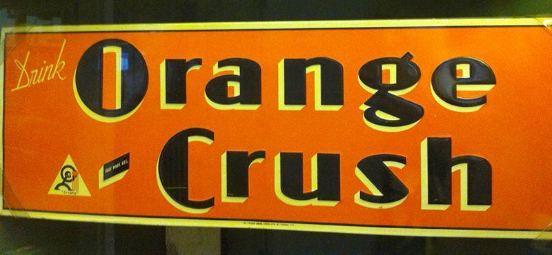 Orange Crush Logo - The discoveries from a logo treasure hunt – Logo Geek