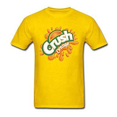 Orange Crush Logo - Men's Orange Crush Logo O Neck Printed T Shirt: Clothing