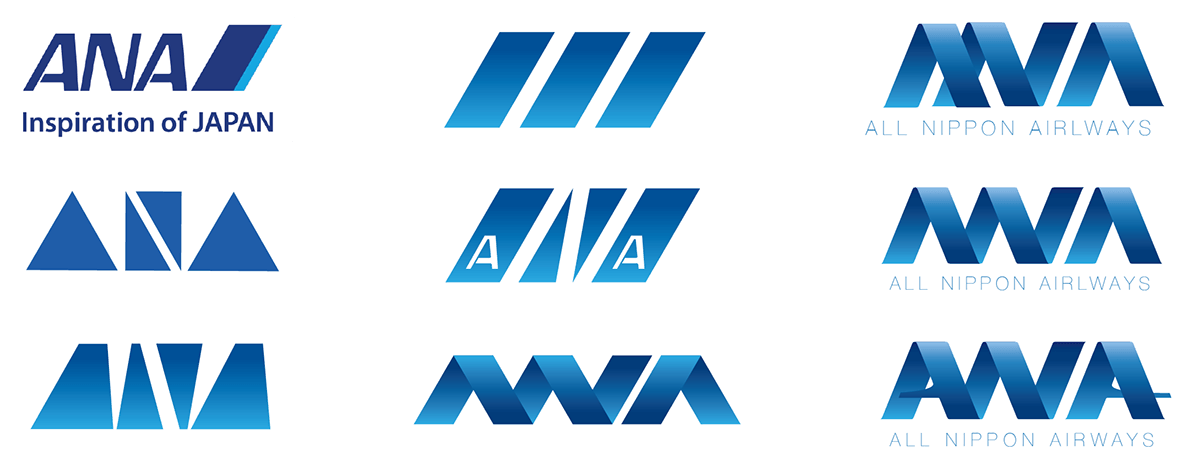 All Nippon Airways Logo - New logo for All Nippon Airways on Behance