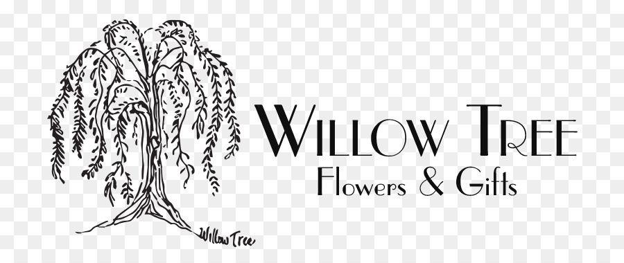 Willow Tree Logo - Willow Tree Flowers & Gifts Black willow Logo Graphics - bonsai tree ...