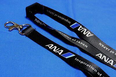 All Nippon Airways Logo - ANA ALL NIPPON Airways logo lanyard Black 15mm - $15.00