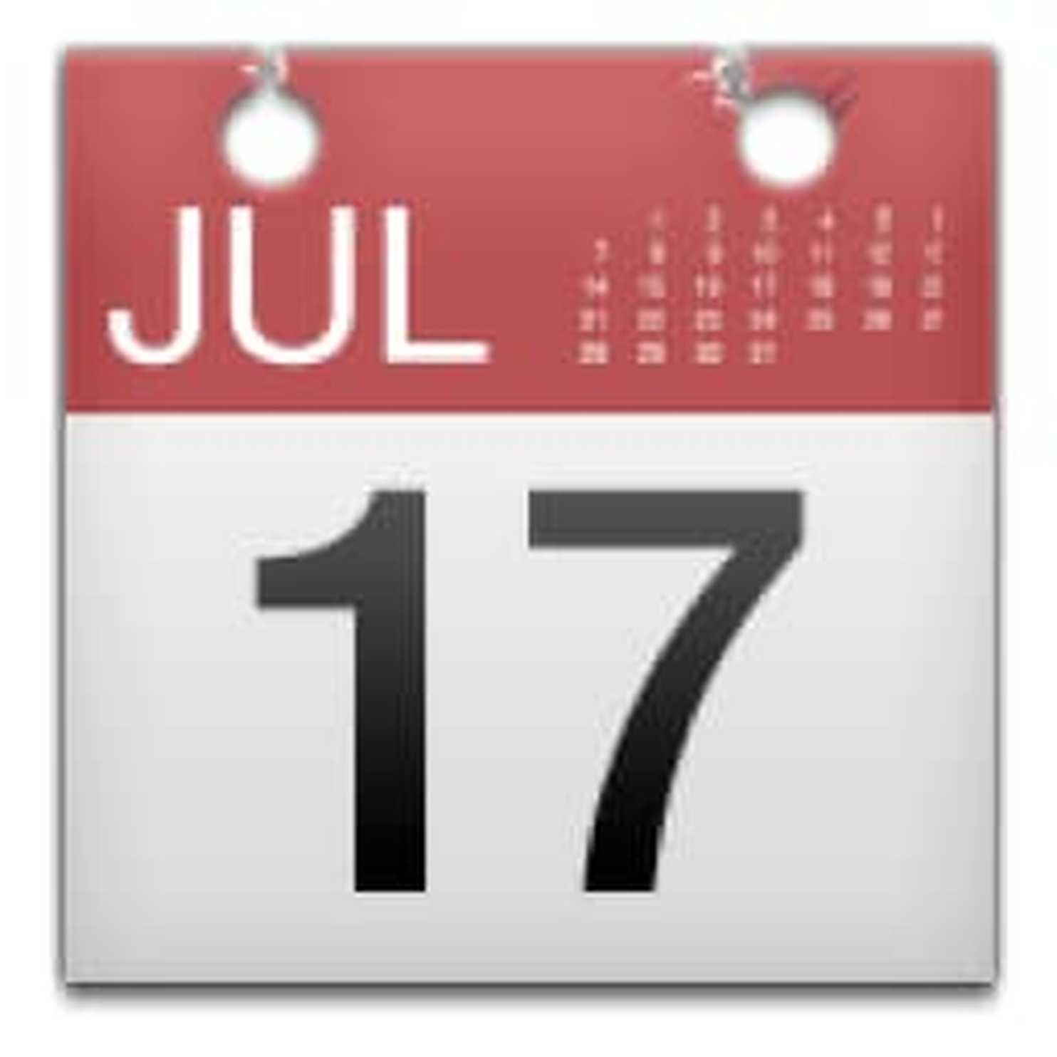 Calender Emoji Logo - Why is July 17 the date on the emoji calendar? - The Washington Post