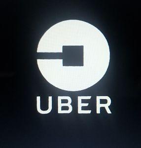 Uber Window Logo - UBER Vinyl DECAL Window Sticker Sign Windshield Logo Rideshare | eBay