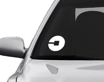 Uber Window Logo - UBER VINYL DECAL Car Window Sticker Sign Windshield logo - $2.25