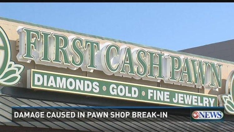 First Cash Pawn New Logo - Damage Caused in Pawn Shop Break In