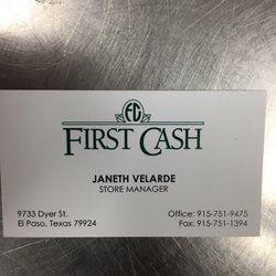 First Cash Pawn New Logo - First Cash Pawn Shops Dyer St, El Paso, TX
