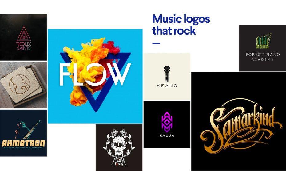 Fun Hippie Logo - 42 Music logos that rock - 99designs