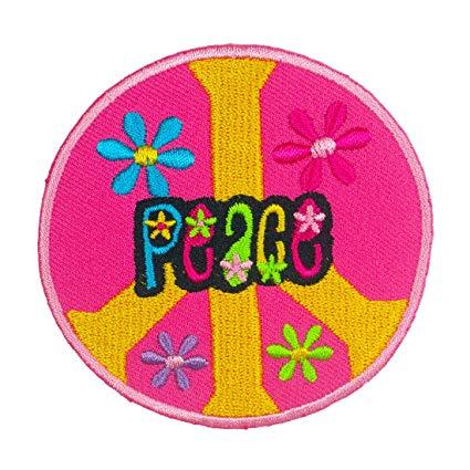 Fun Hippie Logo - Amazon.com: Peace Hippie Logo Embroidered Iron on Patches: Arts ...