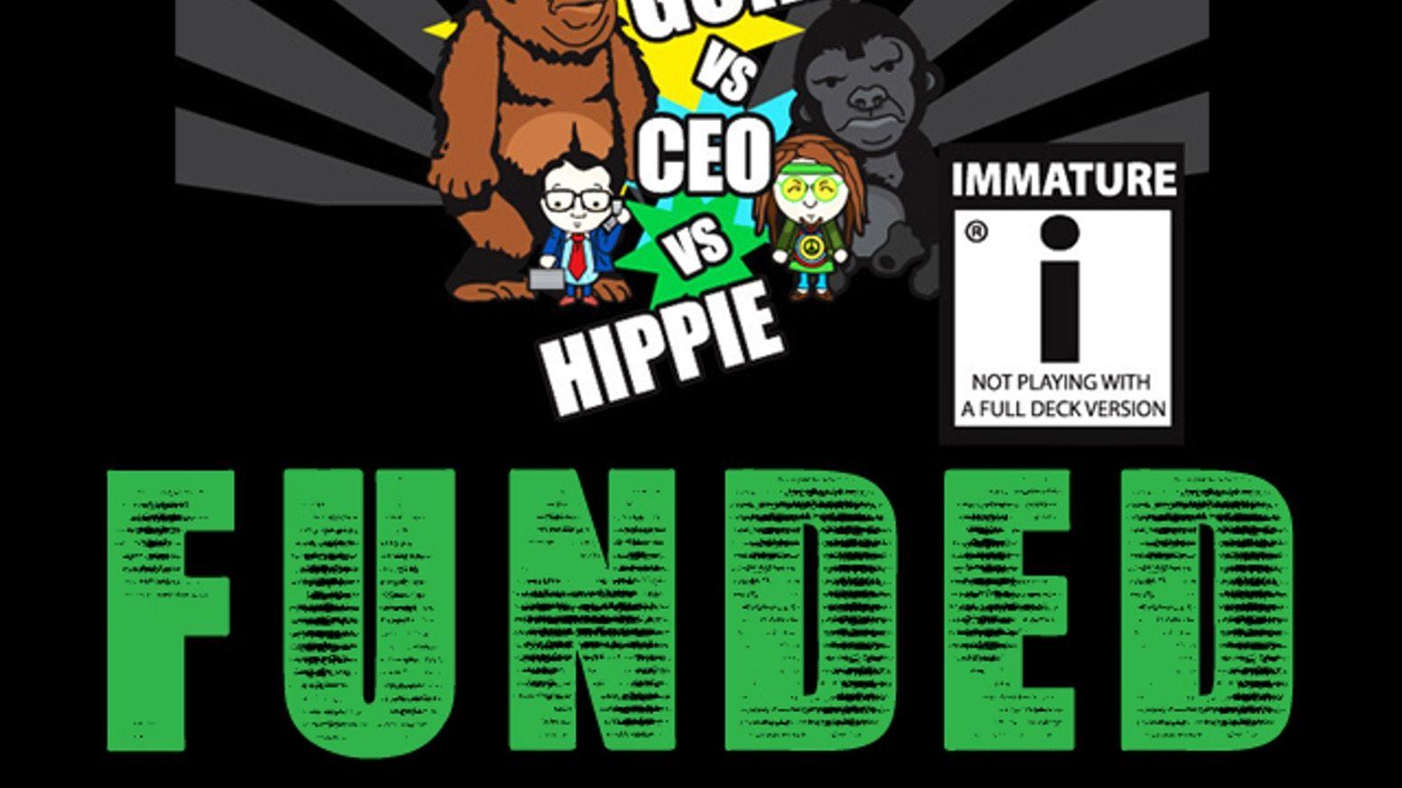 Fun Hippie Logo - Bear vs Gorilla vs CEO vs Hippie NEW half deck by Brian Motter ...