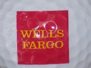 Red and Yellow Bank Logo - 1) WELLS FARGO BANK BANKING LOGO GOLF BALL (RED YELLOW)