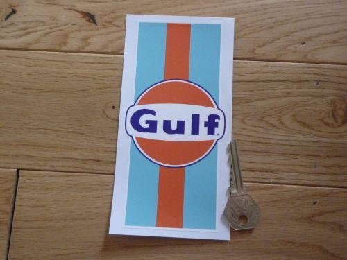 Gulf Logo - Gulf Logo & Stripes Sticker. 6