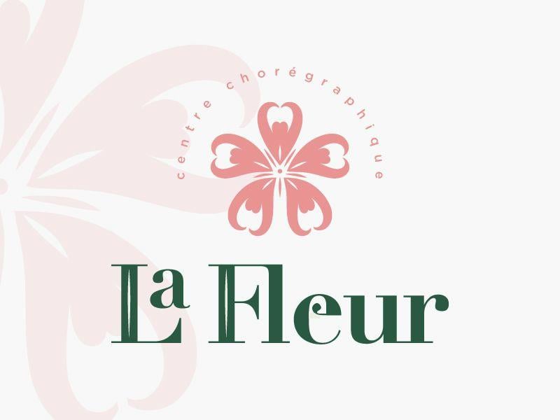Dance Flower Logo - LaFleur Dance Studio Final