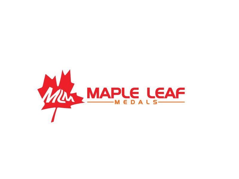 Dance Flower Logo - Masculine, Bold, Business Logo Design for Maple Leaf Medals
