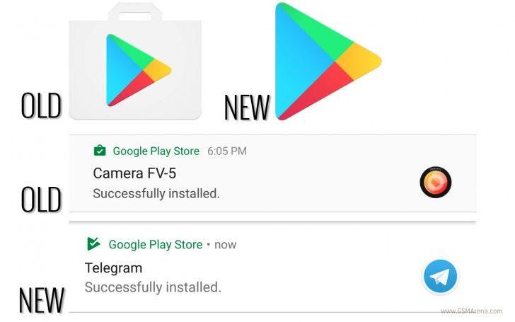 Available Google Play App Logo - Play Store icon loses the bag in favor of modernity - GSMArena.com news