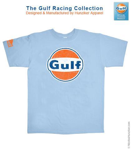 Gulf Logo - Gulf Racing Logo Graphic Tee – HUNZIKER