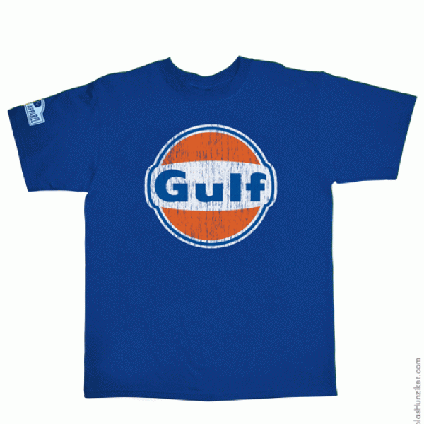Gulf Logo - Gulf Logo T-Shirt | Cool Blue – Gulf Oil Australia