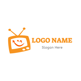 TV Orange Logo - Free TV Logo Designs | DesignEvo Logo Maker