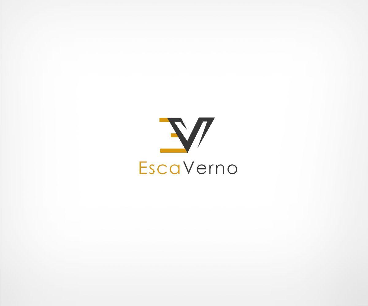 Black and White and Yellow Restaurant Logo - Serious, Professional, Restaurant Logo Design for Esca Verno by ...