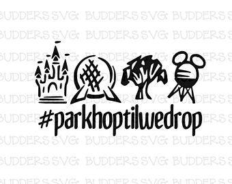 4 Disney Park Logo - 4 parks 1 day | Etsy