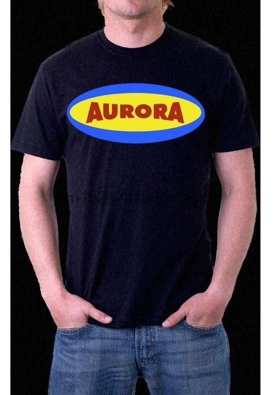 XL Company Logo - AURORA MODEL COMPANY LOGO MONSTER Black T Shirt S M L XL XXL XXXL-in ...