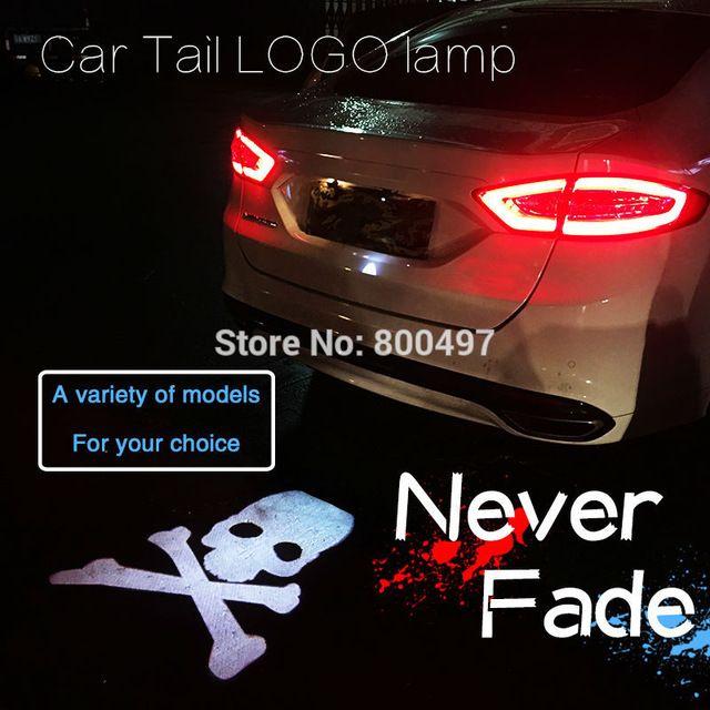 Signal Auto Logo - New Universal Auto Car LED Tail Logo Rear Anti Collision Driving