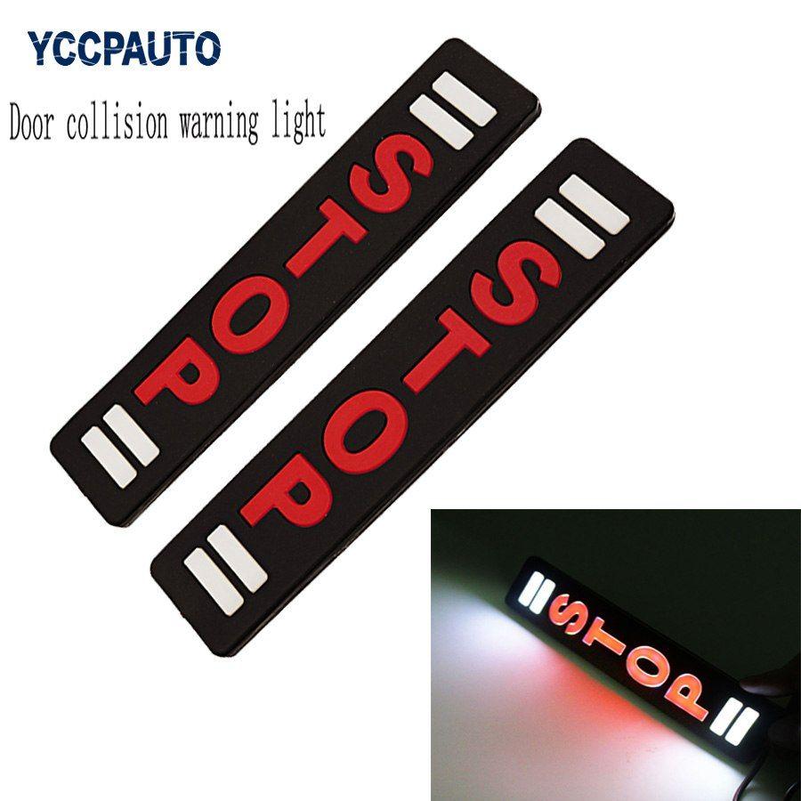 Signal Auto Logo - STOP LOGO Car Auto LED Door Conllision Warning Strobe Light Open ...