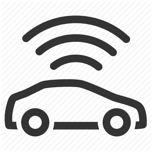 Signal Auto Logo - Car, gps tracker, signal, tracker, tracking, wifi, wireless icon