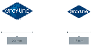 Gray Line Logo - 1.1 The Logo LINE BRAND