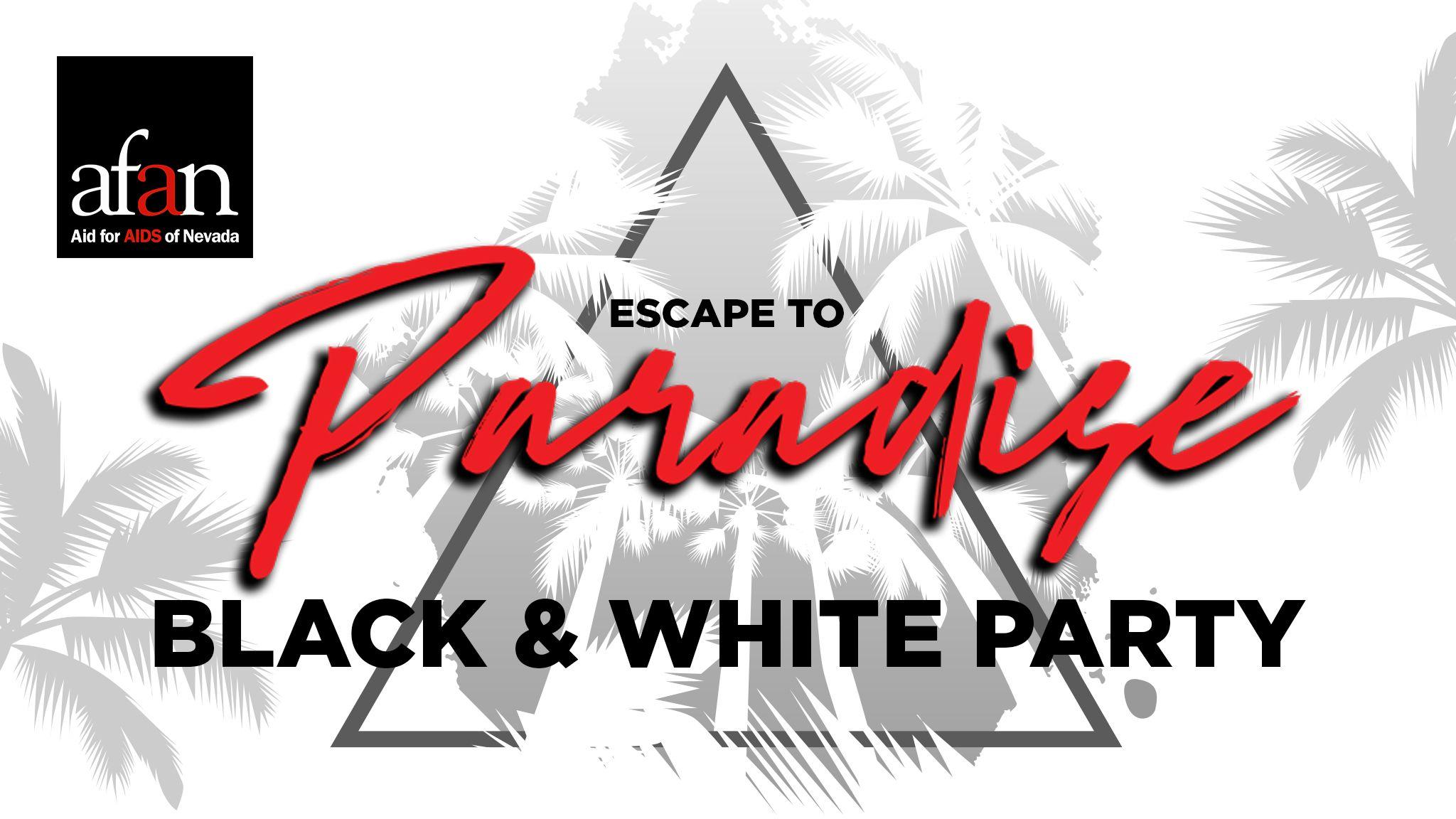 Party Black and White Logo - Upcoming Events – Black & White Party 2018 – Afan