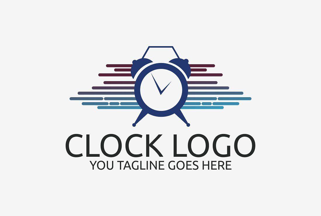 Clock Logo - Clock Logo ~ Logo Templates ~ Creative Market