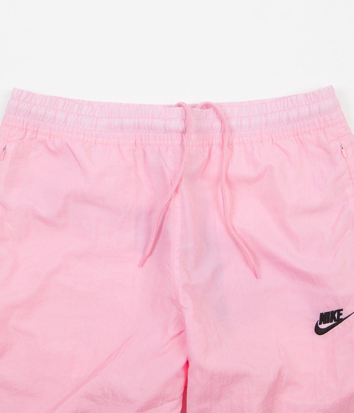 Pink and Black Nike Logo - Nike VW Swoosh Woven Pants / Black / Black. Always in Colour