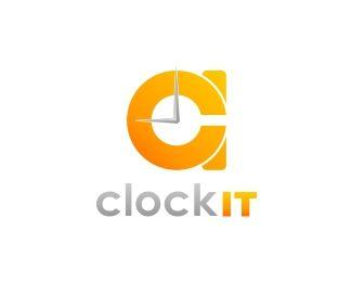 Clock Logo - Clock IT Designed by Sky | BrandCrowd