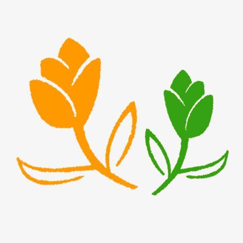 Plain Floral Logo - Plain Flowers, Flowers, Pure Flowers, Stick Figure PNG and PSD File ...