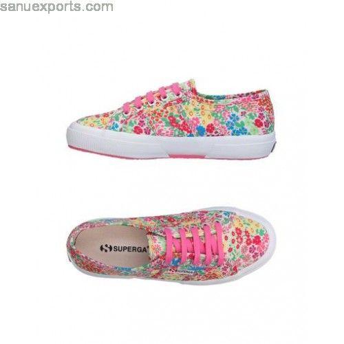 Plain Floral Logo - 11378095SM SUPERGA® Sneakers plain weave/ logo/ floral design/ laces ...