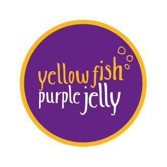 Purple Yellow Circle Logo - Yellow Fish Purple Jelly