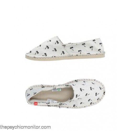 Plain Floral Logo - 11450333KO HAVAIANAS Loafers plain weave/ logo/ floral design/ round ...