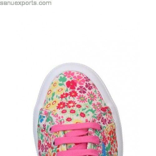 Plain Floral Logo - 11378095SM SUPERGA® Sneakers plain weave/ logo/ floral design/ laces ...