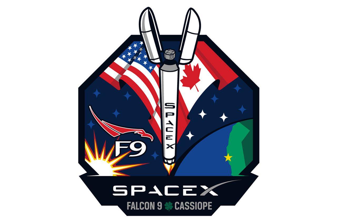 SpaceX Falcon Rocket Logo - SpaceX launch of upgraded Falcon rocket sets several firsts ...