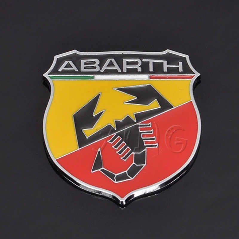 Fiat Abarth Logo - Detail Feedback Questions about 3D Car Stickers Emblem Auto Side
