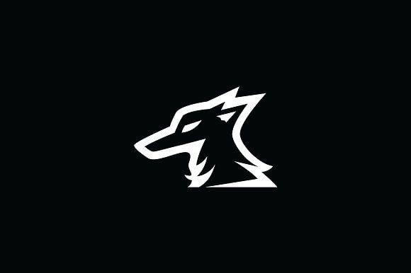 Black Fox Logo - Lone Fox Logo Template Logo Templates Creative Market