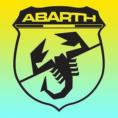 Fiat Abarth Logo - X FIAT 500 Abarth Logo Vinyl Sticker for Car / Van / Laptop