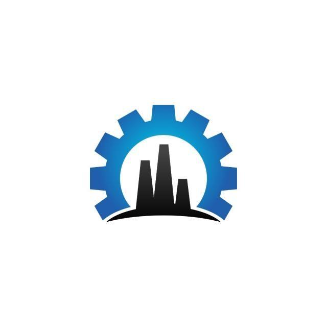 Industrial Logo - Factory Industrial Logo Design Template Vector, Logo, Industrial