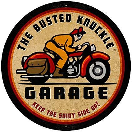 Busted Knuckle Garage Logo - Amazon.com: Busted Knuckle Garage BUST056 Oversized Vintage ...