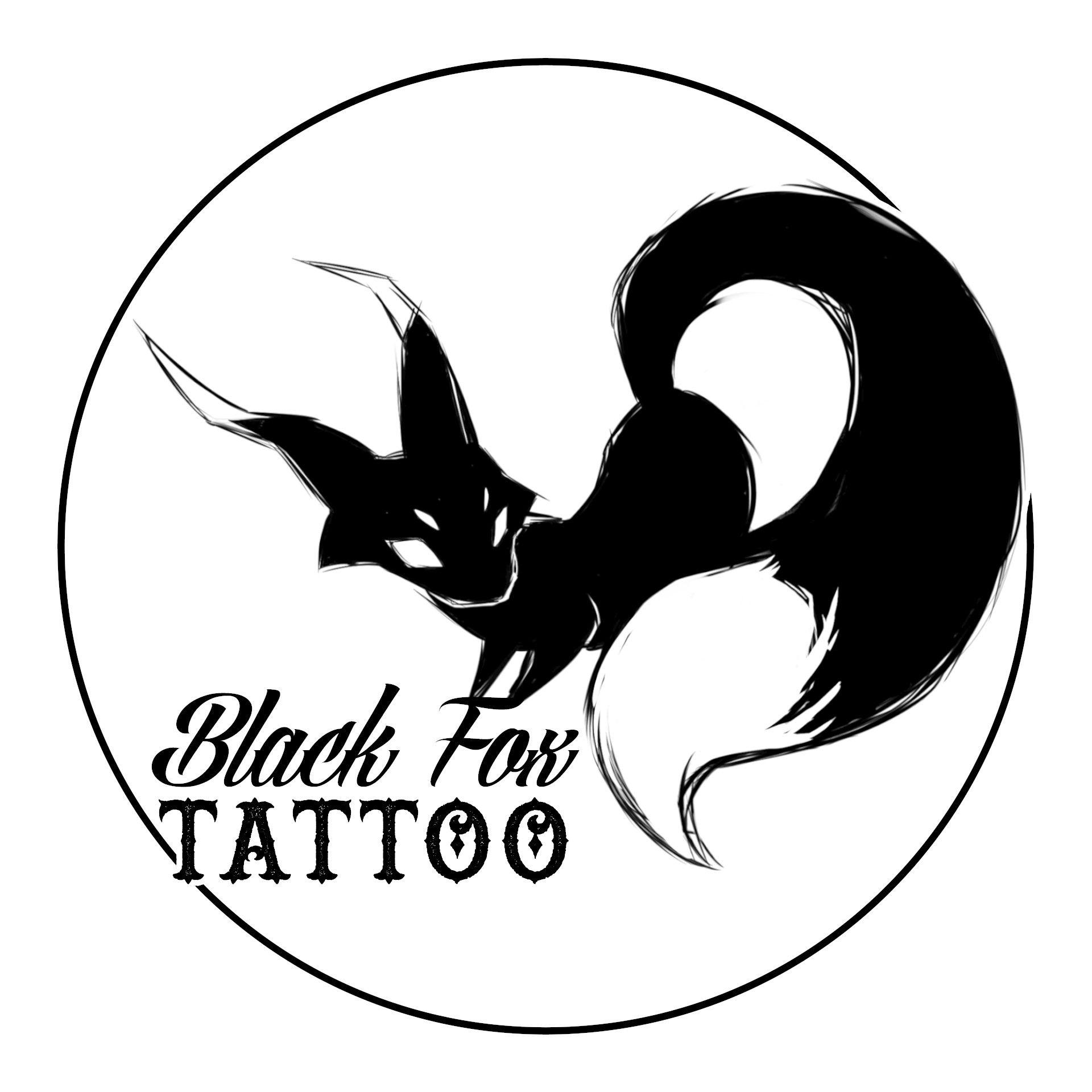 Black Fox Logo - Black Fox Tattoo, Guido Silvestro