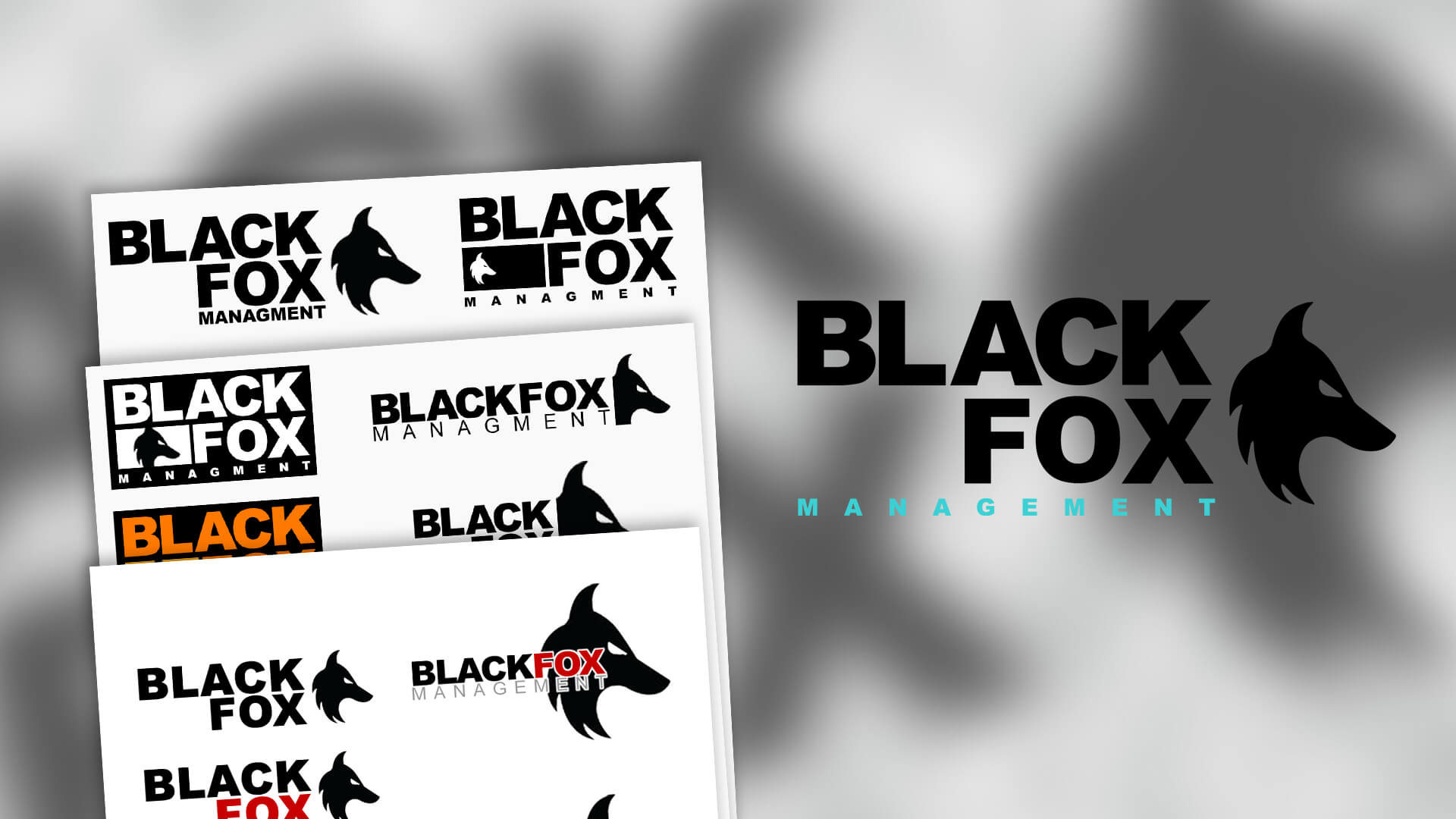 Black Fox Logo - Black Fox Management | Andrew Ian Halloway