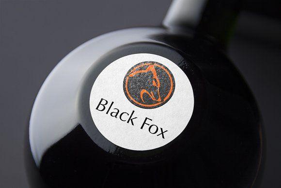Black Fox Logo - Black Fox Logo Template ~ Logo Templates ~ Creative Market