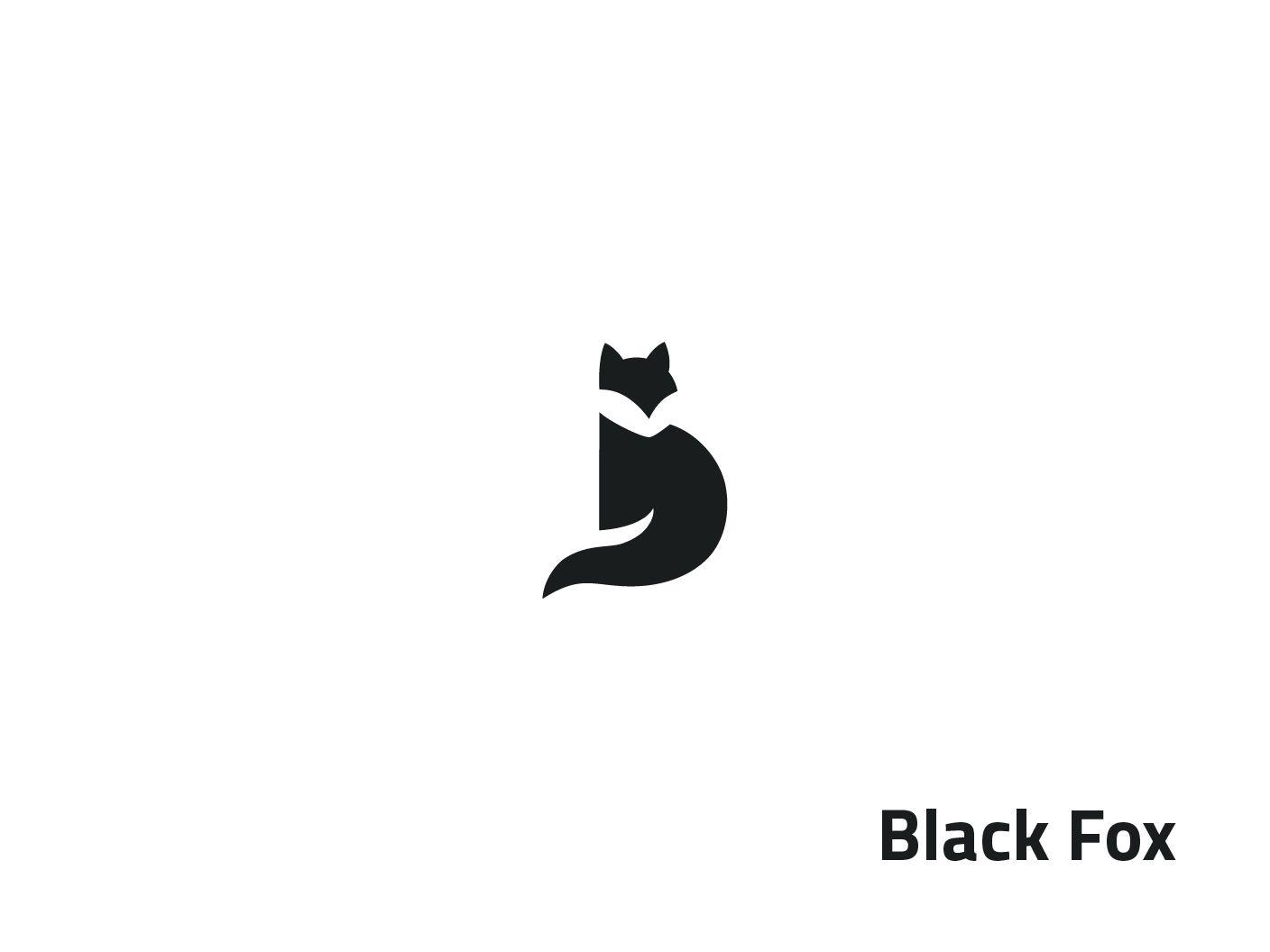 Black Fox Logo - Fox logo