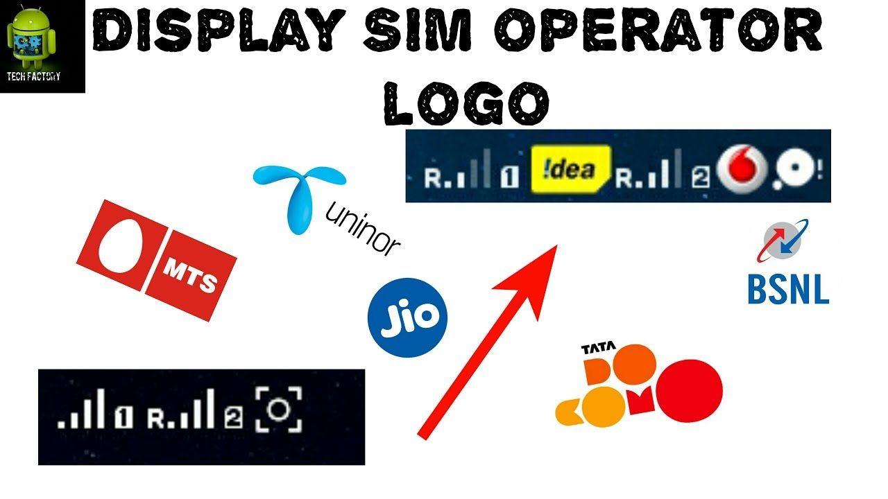 Operator Logo - How to display SIM operator logo in mobile || Mobile Network||SIM Operator  logo in Android mobile